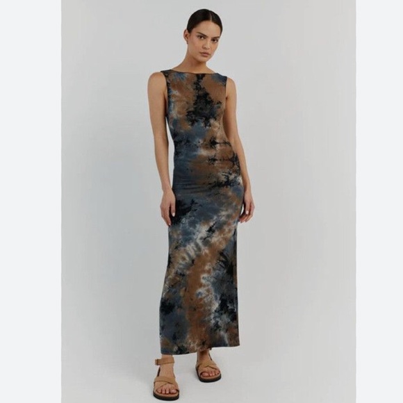 DISSH Dresses & Skirts - Dissh Millen tie dye midi dress
